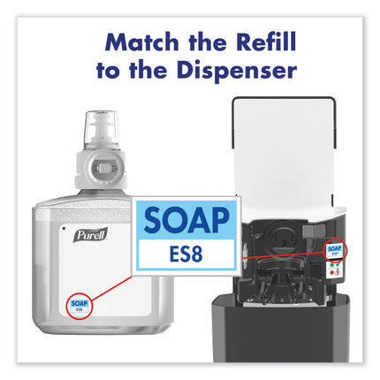 HEALTHY SOAP 0.5% BAK Antimicrobial Foam Refill, For ES8 Dispensers, Light Citrus Floral, 1,200 mL, 2/Carton
