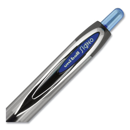Signo 207 Gel Pen Value Pack, Retractable, Medium 0.7 mm, Blue Ink, Smoke/Black/Blue Barrel, 36/Box