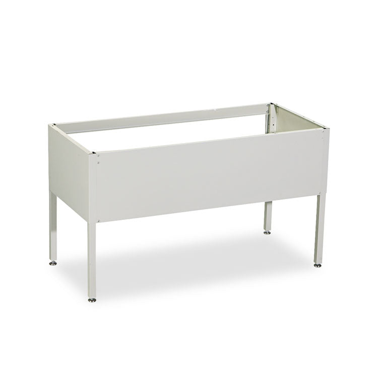 E-Z Sort Sorting Table Base, 60w x 30d x 28 to 36h, Gray