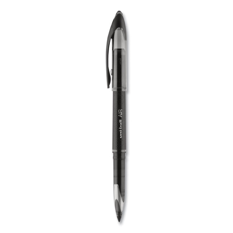 AIR Porous Rollerball Pen, Stick, Medium 0.7 mm, Black Ink, Black Barrel, Dozen
