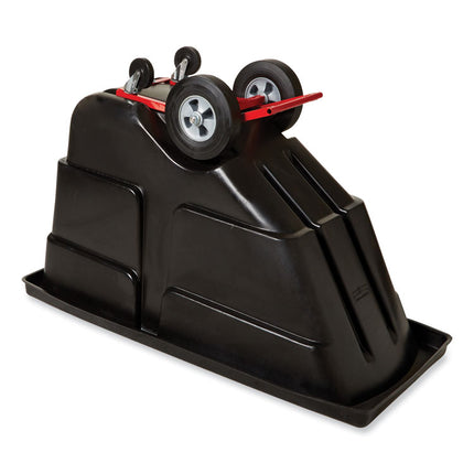 0.5 cu yd BRUTE Rotomolded Tilt Truck, 450 lb Capacity, Black