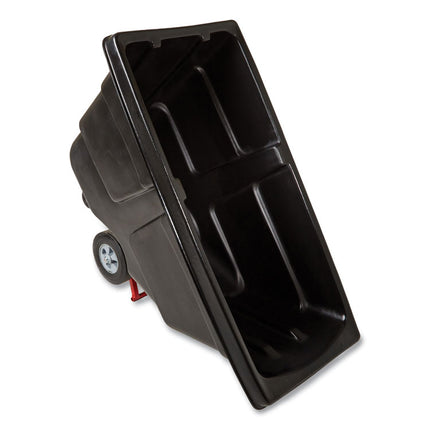 0.5 cu yd BRUTE Rotomolded Tilt Truck, 450 lb Capacity, Black
