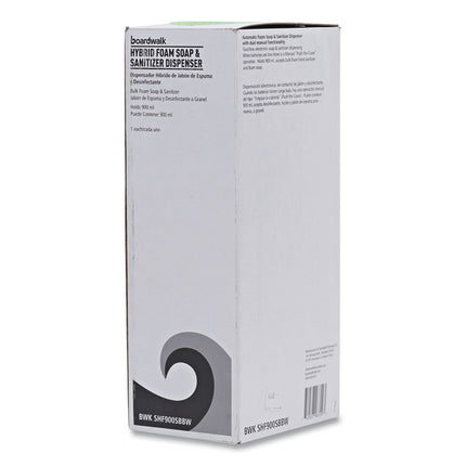 Bulk Fill Foam Soap Dispenser with Key Lock, 900 mL, 5.25 x 4 x 12, Black Pearl
