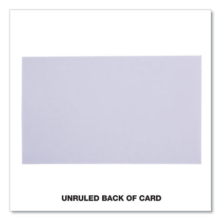 Ruled Index Cards, 3 X 5, White, 100/pack
