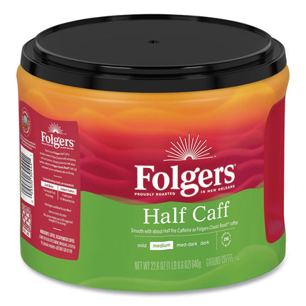Coffee, Half Caff, 22.6 Oz Canister