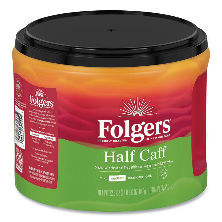 Coffee, Half Caff, 22.6 Oz Canister