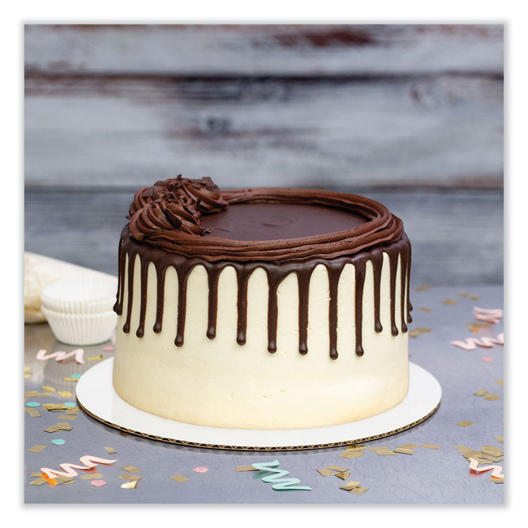 Bright White Cake Circles, 10" Diameter, Paper, 100/Carton