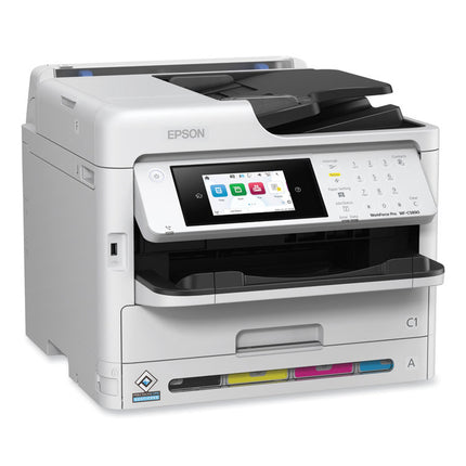 WorkForce Pro WF-C5890 Multifunction Printer, Copy/Fax/Print/Scan