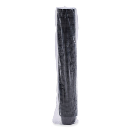 Souffle/Portion Cups, 2 oz, Plastic, Black, 125/Sleeve, 20 Sleeves/Carton