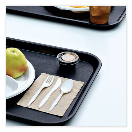 Souffle/Portion Cups, 2 oz, Plastic, Black, 125/Sleeve, 20 Sleeves/Carton