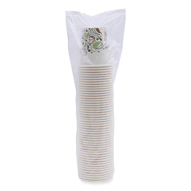 Deerfield Printed Paper Cold Cups, 12 oz, 50/Sleeve, 20 Sleeves/Carton