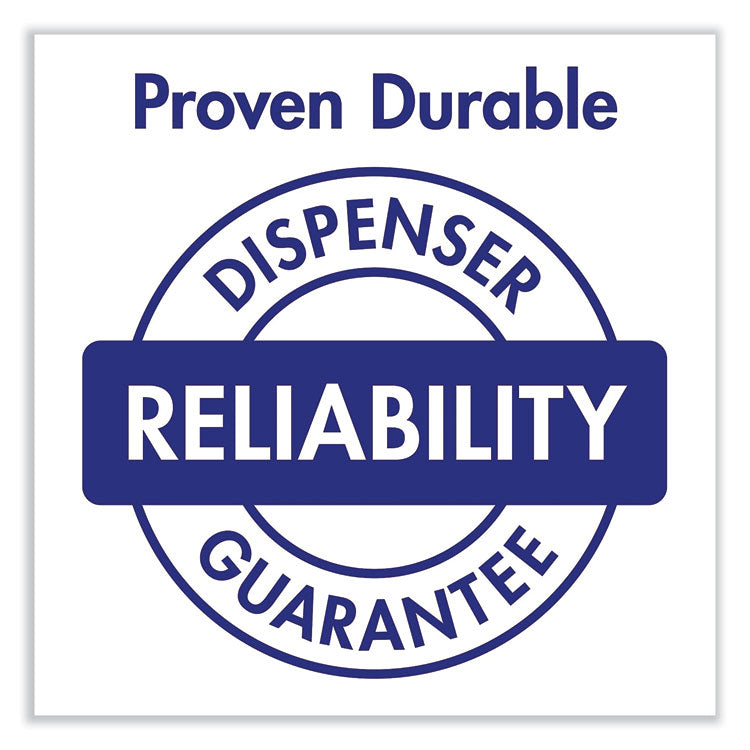 Push-Style Hand Sanitizer Dispenser, 1,200 Ml, 5.25 X 8.56 X 12.13, White