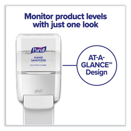 Push-Style Hand Sanitizer Dispenser, 1,200 Ml, 5.25 X 8.56 X 12.13, White