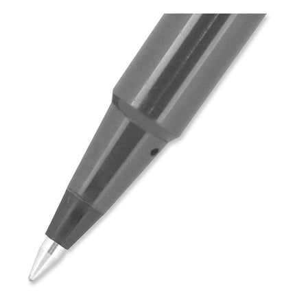 Rollerball Pen, Stick, Extra-Fine 0.5 mm, Black Ink, Black Barrel, Dozen