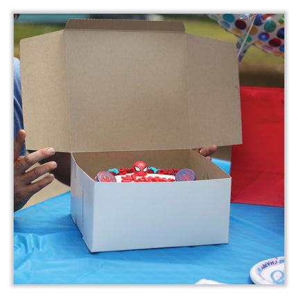 Bakery Boxes, Standard, 6 X 4.45 X 2.75, White, Paper, 250/carton