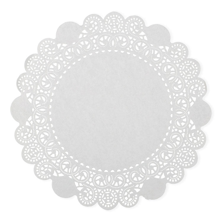 Lace Doilies, Round, 8", White, 5,000/Carton