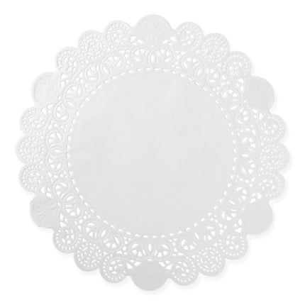 Lace Doilies, Round, 10", White, 5,000/Carton