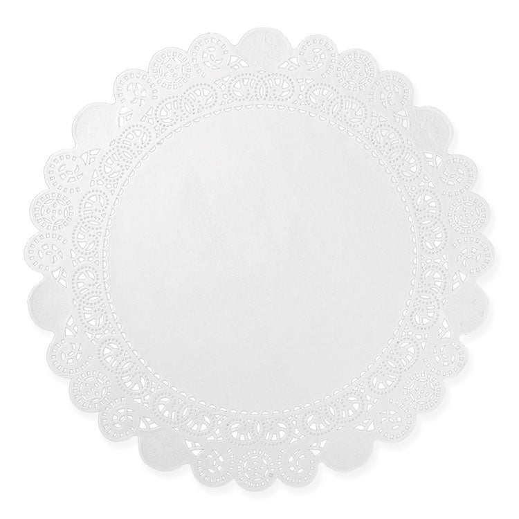 Lace Doilies, Round, 12", White, 5,000/Carton