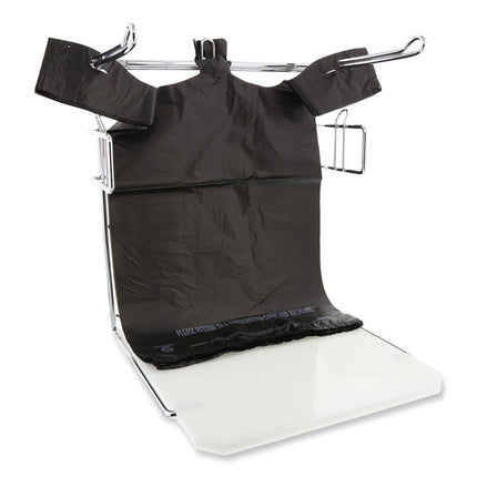 T-Shirt Bags, Cut-Out Handles, 11.5" x 6.5" x 21.5", Black, 1,000/Carton