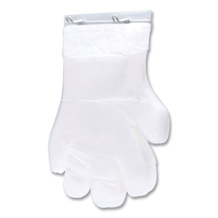 Reddi-To-Go Poly Gloves On Wicket, One Size, Clear, 8,000/carton