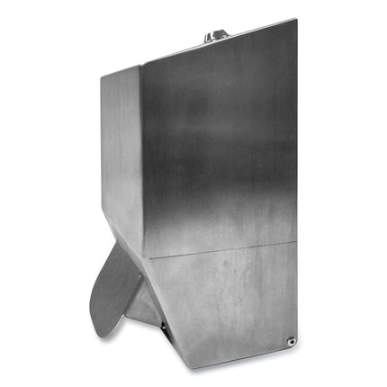 Manual Skincare Dispenser, 1 L, 5.1 x 4.6 x 9.3, Silver