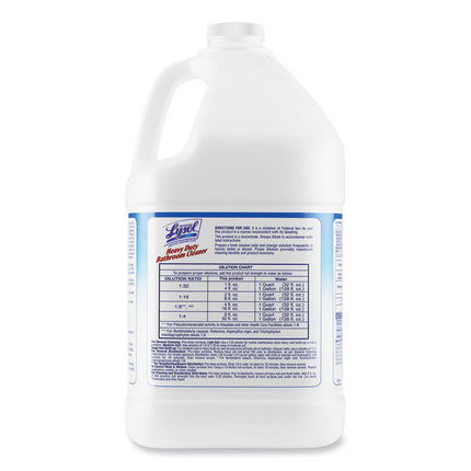 Disinfectant Heavy-Duty Bathroom Cleaner Concentrate, Fresh Lime, 1 gal Bottle