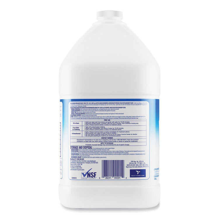 Disinfectant Heavy-Duty Bathroom Cleaner Concentrate, Fresh Lime, 1 gal Bottle