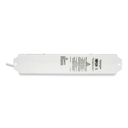 Medical-Grade Power Strip for Patient-Care Vicinity, 6 Outlets, 15 ft Cord, White