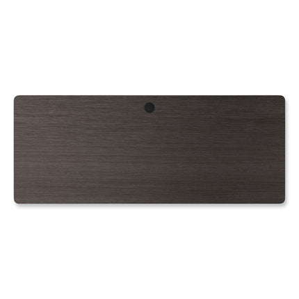 Alera Modern Teacher Series Pedestal Desk, Left-Side Pedestal: Box/Box/File, 60" x 24" x 28.75", Charcoal Woodgrain/Gray