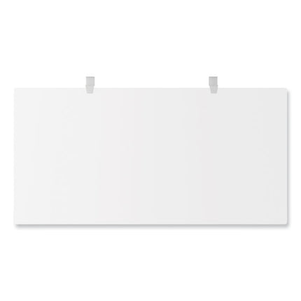 Alera Modern Teacher Series Pedestal Desk, Left-Side Pedestal: Box/Box/File, 60" x 24" x 28.75", White/Silver