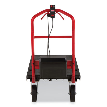Motorized Kit For 24" X 48" Platform Trucks, Medium, Dc Motor, 60 V Lithium-Ion Battery, 0.5 Mph To 3 Mph, Black/red