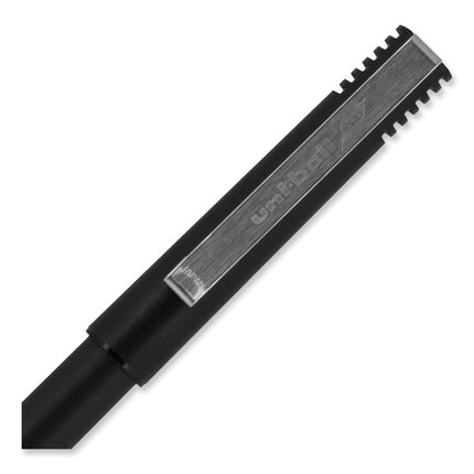 Rollerball Pen, Stick, Extra-Fine 0.5 mm, Green Ink, Black/Green Barrel, Dozen