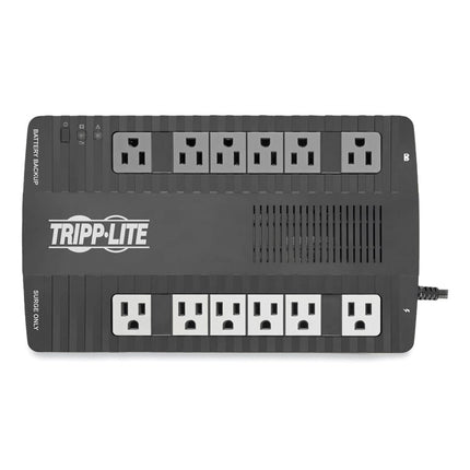 AVR Series Ultra-Compact Line-Interactive UPS, 12 Outlets, 750 VA, 420 J