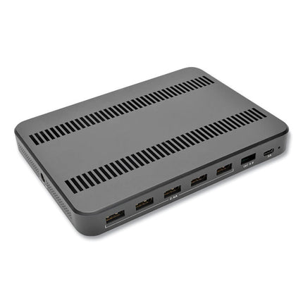 USB Charging Station with Quick Charge 3.0, 7 Devices, 4.9 x 2.6 x 6.6, Black