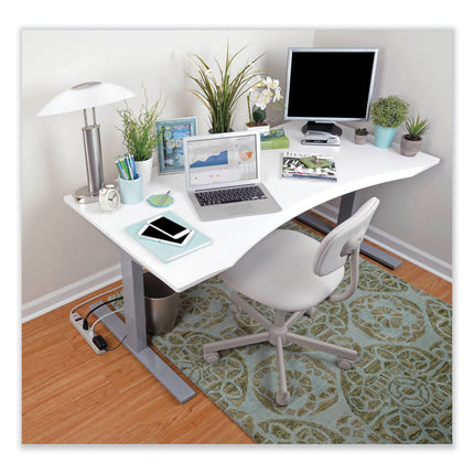 Protect It! Surge Protector, 6 AC Outlets, 4 ft Cord, 790 J, Light Gray