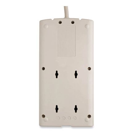 Protect It! Surge Protector, 8 AC Outlets, 25 ft Cord, 1,440 J, Light Gray