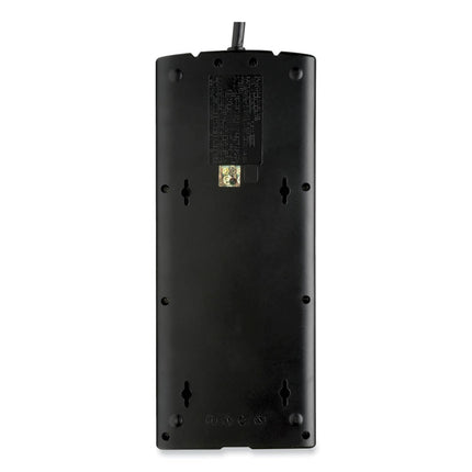 Protect It! Surge Protector, 12 AC Outlets, 8 ft Cord, 2,880 J, Black