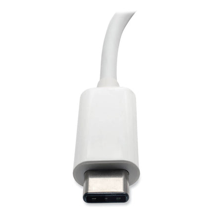 USB 3.1 Gen 1 USB-C to VGA Adapter, 3", White