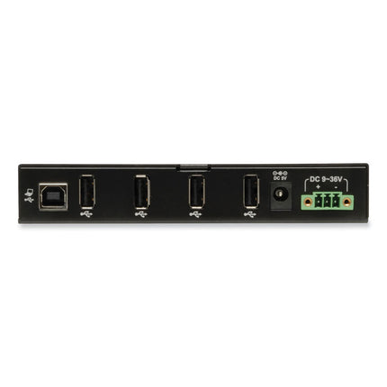 USB 2.0 Mini Hub, 4 Ports, Black