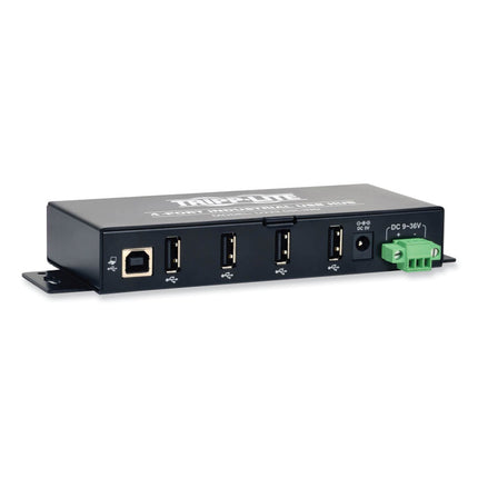 USB 2.0 Mini Hub, 4 Ports, Black