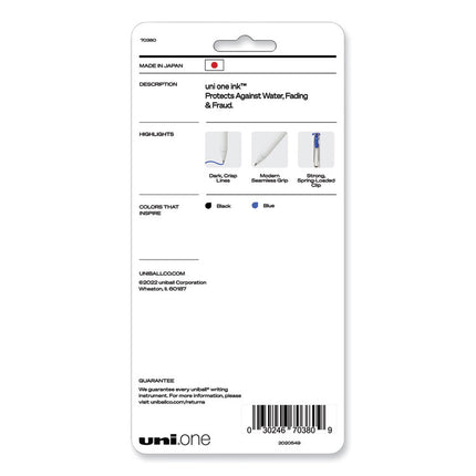 uniONE Gel Pen, Retractable, Medium 0.7 mm, Assorted Business Ink and Barrel Colors, 5/Pack