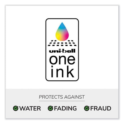 uniONE Gel Pen, Retractable, Medium 0.7 mm, Assorted Business Ink and Barrel Colors, 5/Pack