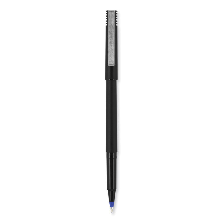 Rollerball Pen, Stick, Extra-Fine 0.5 mm, Black Ink, Black Barrel, 36/Pack