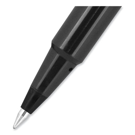 Rollerball Pen, Stick, Extra-Fine 0.5 mm, Black Ink, Black Barrel, 36/Pack