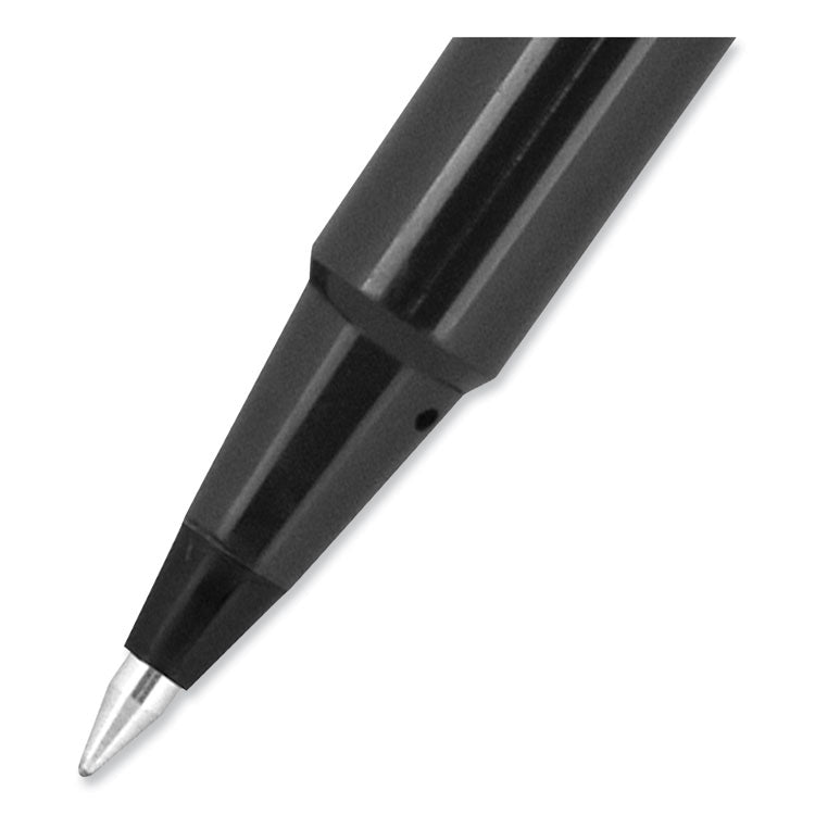 Rollerball Pen, Stick, Extra-Fine 0.5 mm, Black Ink, Black Barrel, 36/Pack