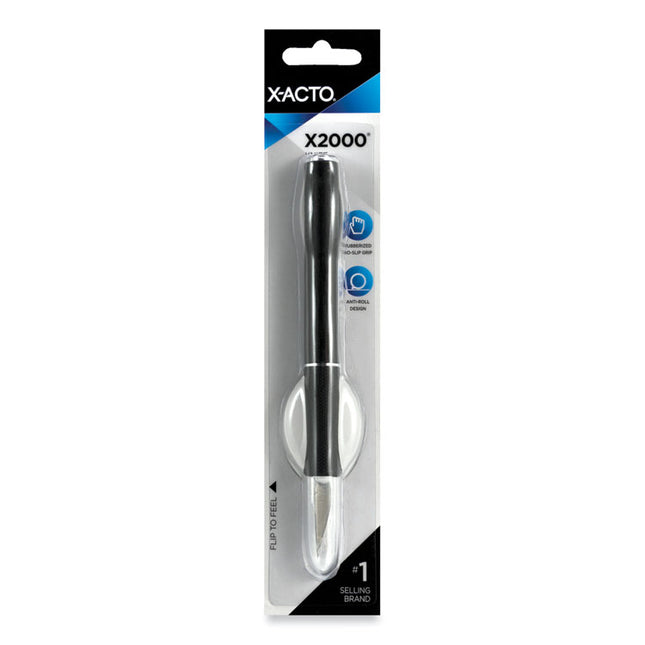 X2000 No-Roll Rubber Barrel Knife With #11 Replaceable Blade And Safety Cap