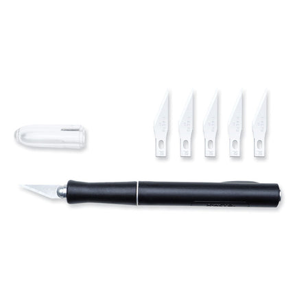 X2000 No-Roll Rubber Barrel Knife With #11 Replaceable Blade And Safety Cap