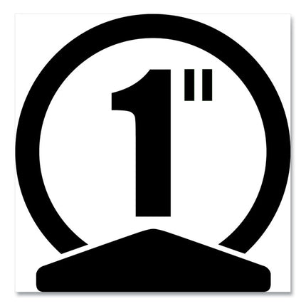 Hanging Storage Flexible Non-View Binder With Round Rings, 3 Rings, 1" Capacity, 11 X 8.5, Blue