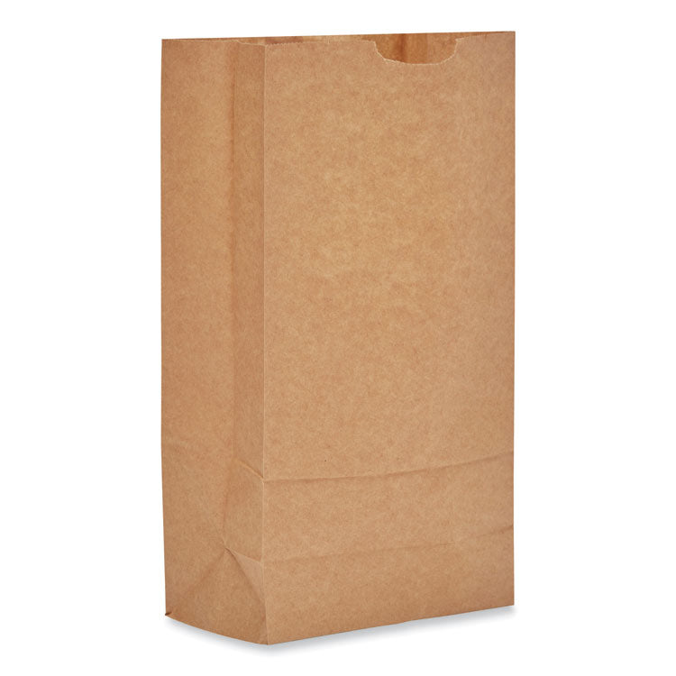 Grocery Paper Bags, #10 Size, Heavy-Duty, 7" x 4.38" x 13.75", Natural, 500/Bundle