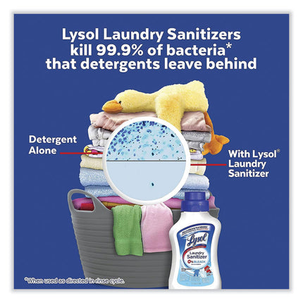 Laundry Sanitizer, Liquid, Crisp Linen, 41 Oz, 6/carton